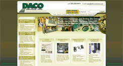Desktop Screenshot of daco-precision.com
